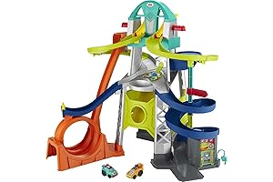Little People Launch & Loop Raceway: Perfect Hot Wheels for Toddlers 1-3