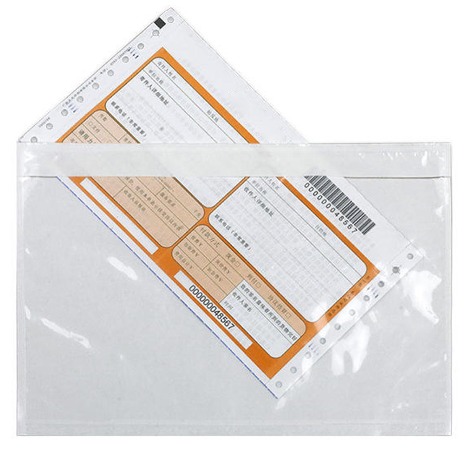 MBLABEL 200 Pack 6x9 Shipping Envelopes, Packing List Mailing Envelopes Clear Adhesive Shipping Label Sleeves Shipping Supplies for Small Businesses