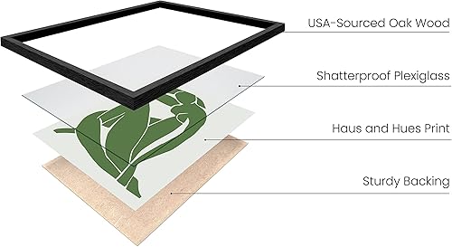 Miniatura 2 de HAUS AND HUES Arte de pared impresionista, juego de 6 pinturas clásicas de plantas, cuadros artísticos de Van Gogh para decoración de pared de sala