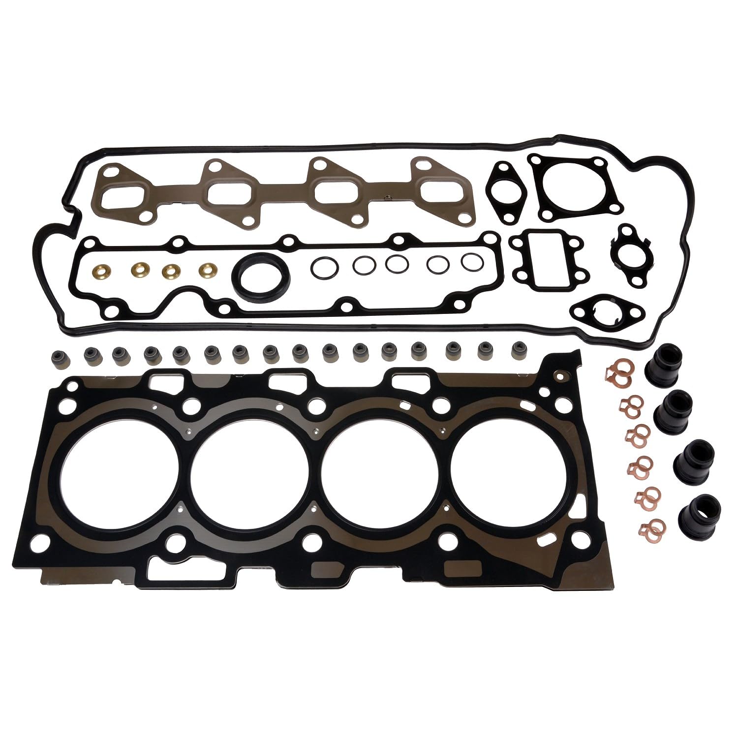 Head Gasket Set fits TOYOTA VERSO AUR21 2.2D 09 to 18 2AD-FHV Blue Print Quality