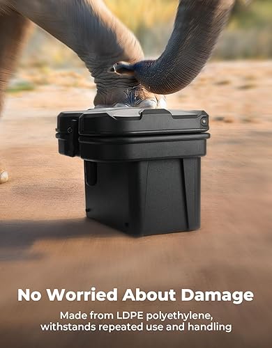 Miniatura 6 de KEMIMOTO Caja de almacenamiento antirrobo mejorada de 5.5 galones compatible con Polaris Ranger 1000 XP 900 800 700 570 500 (2013-2025), Polaris