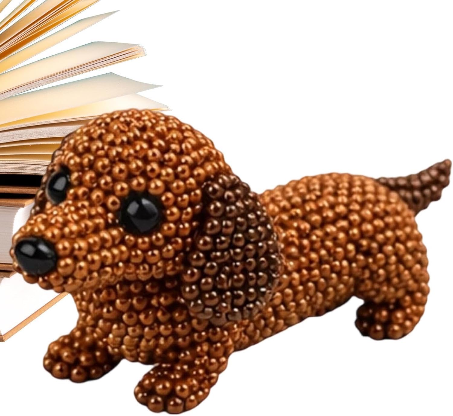 HAFRILY DIY Animal Beading Kit, Cute 3D Animal Bead Craft Set with Colorful Beads and Instructions, Handmade Jewelry Art Craft Kit, Complete Handmade Art and Craft Set for Adults and Teens