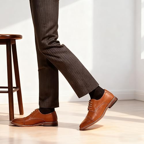 Miniatura 2 de Vostey Zapatos de vestir para hombre, zapatos de vestir formales para hombres, zapatos de vestir de negocios Derby