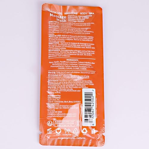 Miniatura 207 de Kit de pedicura para pies remojados: sal de burbujas, exfoliante de azúcar, máscara de masaje, loción de masaje en una caja, kit de spa de 4 pasos