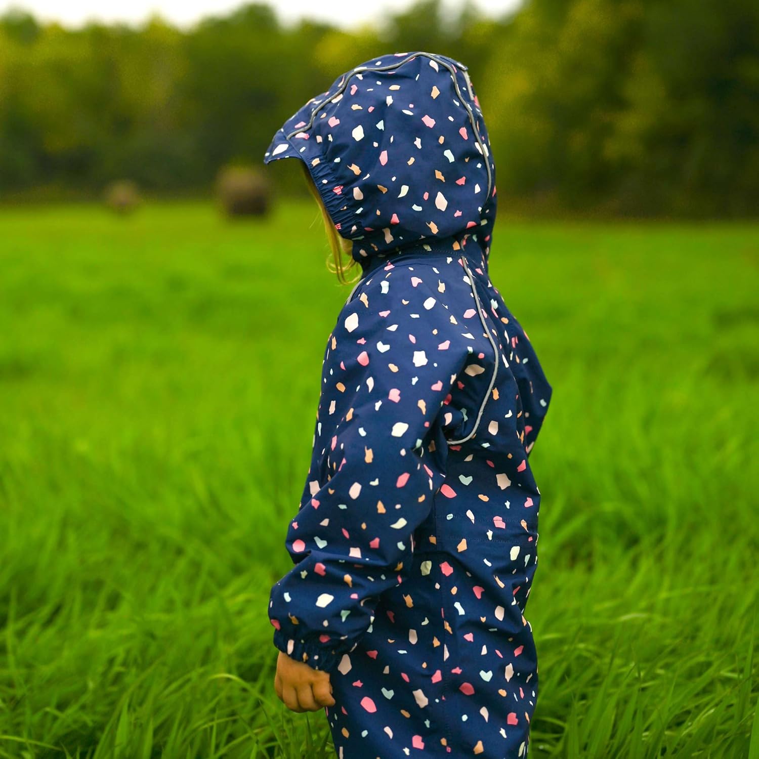JAN & JUL Waterproof Rain Suit, Windproof Coveralls for Toddlers and Kids - Image 7