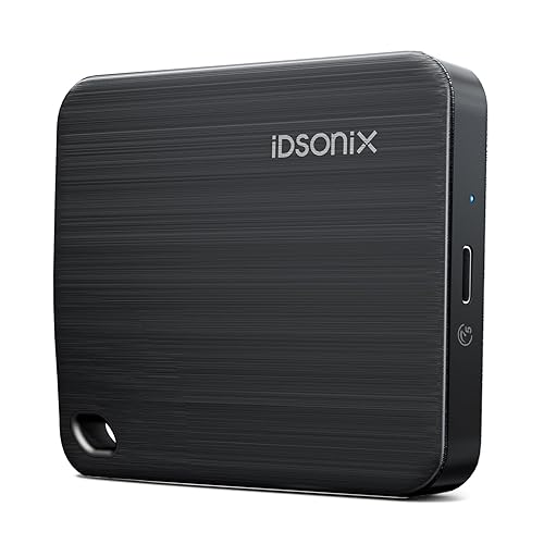 iDsonix 1TB Externe SSD, USB 3.2 Gen 1 bis zu 466MB/s, SSD Festplatte Extern mit 2 in 1 USB C Kabel, Portable SSD für USB-C Smartphone, PC, Tablet, Laptop - i5PLUS - 1TB