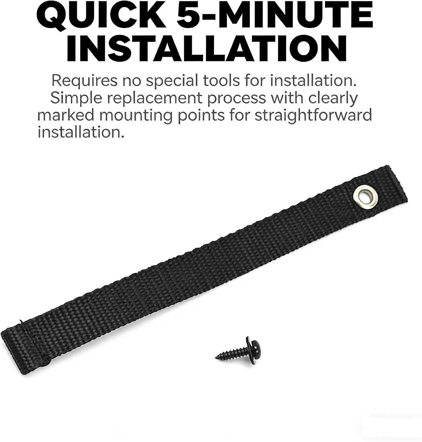 Glove Box Lid Door Retainer Limiter Strap Replacement for Jeep 1997-2006 Wrangler TJ