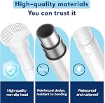 Shower Curtain Rod (1 Inch Diameter) - 28 to 73 Inches Adjustable, Never Rust Shower Rod, No Drill Tension Curtain Rod for Bathroom, Window, Doorway，Kitchen