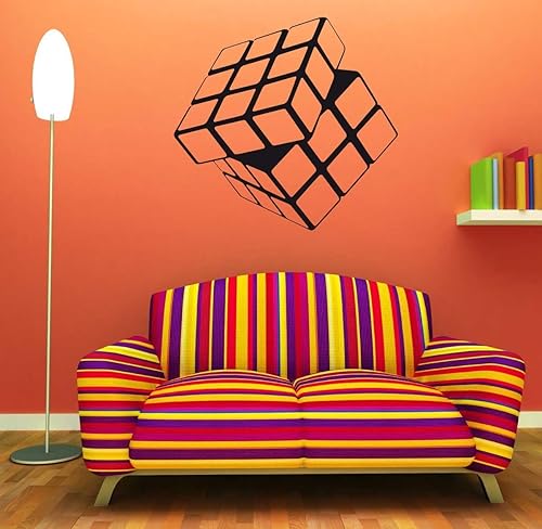 Miniatura 6 de Wall Decals for Kids Rooms - Rubik's Cube Vinyl Sticker Decor for Teenagers, Children, Baby Nursery, Playroom, Bedroom, or Office