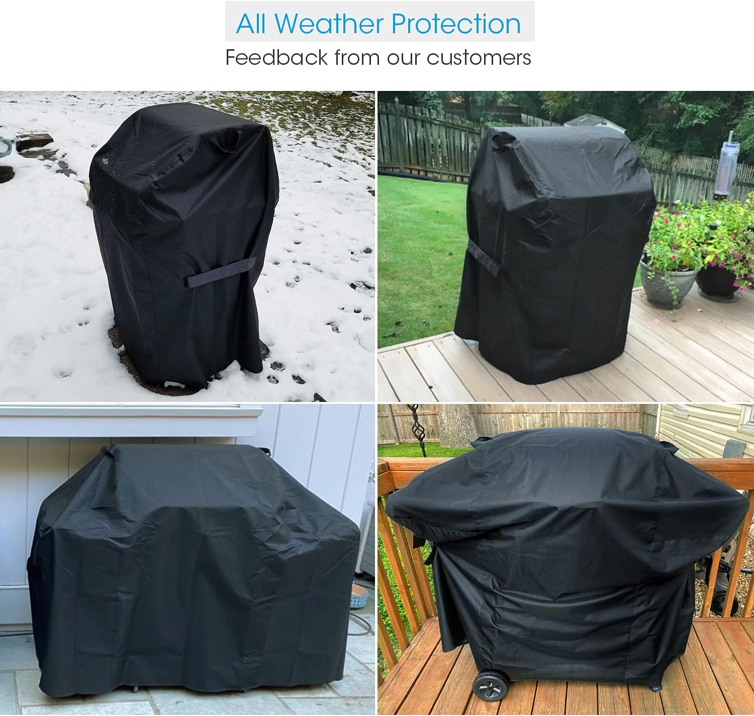 Unicook 30 Inch Grill Cover for Weber Spirit 210 Gas Grills, Heavy Duty Waterproof 2 Burner Grill Cover, Fade and UV Resistant Barbecue Cover, Compared to Weber 7105, NOT Fit for Spirit II E-210 : Patio, Lawn & Garden