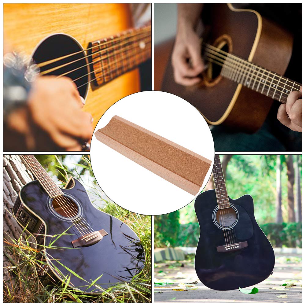 Luthier Tool, Soporte de Apoyo de Guitarra Saludable para Instrumento de Cuello(Color de madera natural)