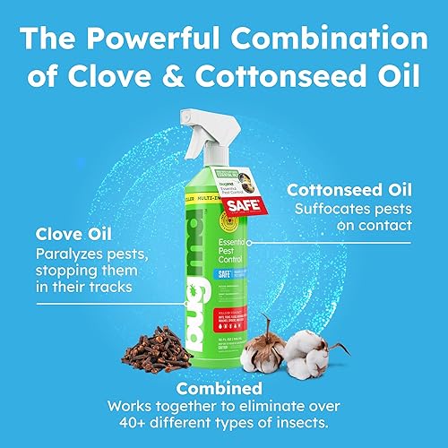 Miniatura 5 de BugMD Spray de hormigas  Spray de insectos y plagas seguro para mascotas, asesino de cucarachas y arañas, repelente de insectos a base de plantas