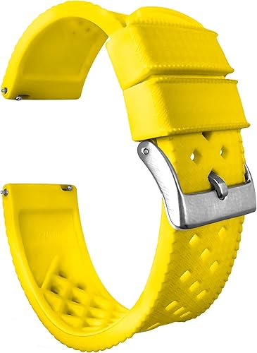 BARTON Tropical-Style 2.0 - Bandas de reloj de estilo tropical, liberación rápida, elige el color y tamaño de la correa - correas de 18 mm, 19 mm,