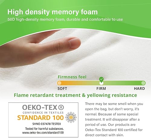 Vista 14 de Silla ergonómica extra gruesa de 2 pulgadas para oficina y juegos con almohadillas para reposabrazos de espuma viscoelástica, juego de 2 piezas