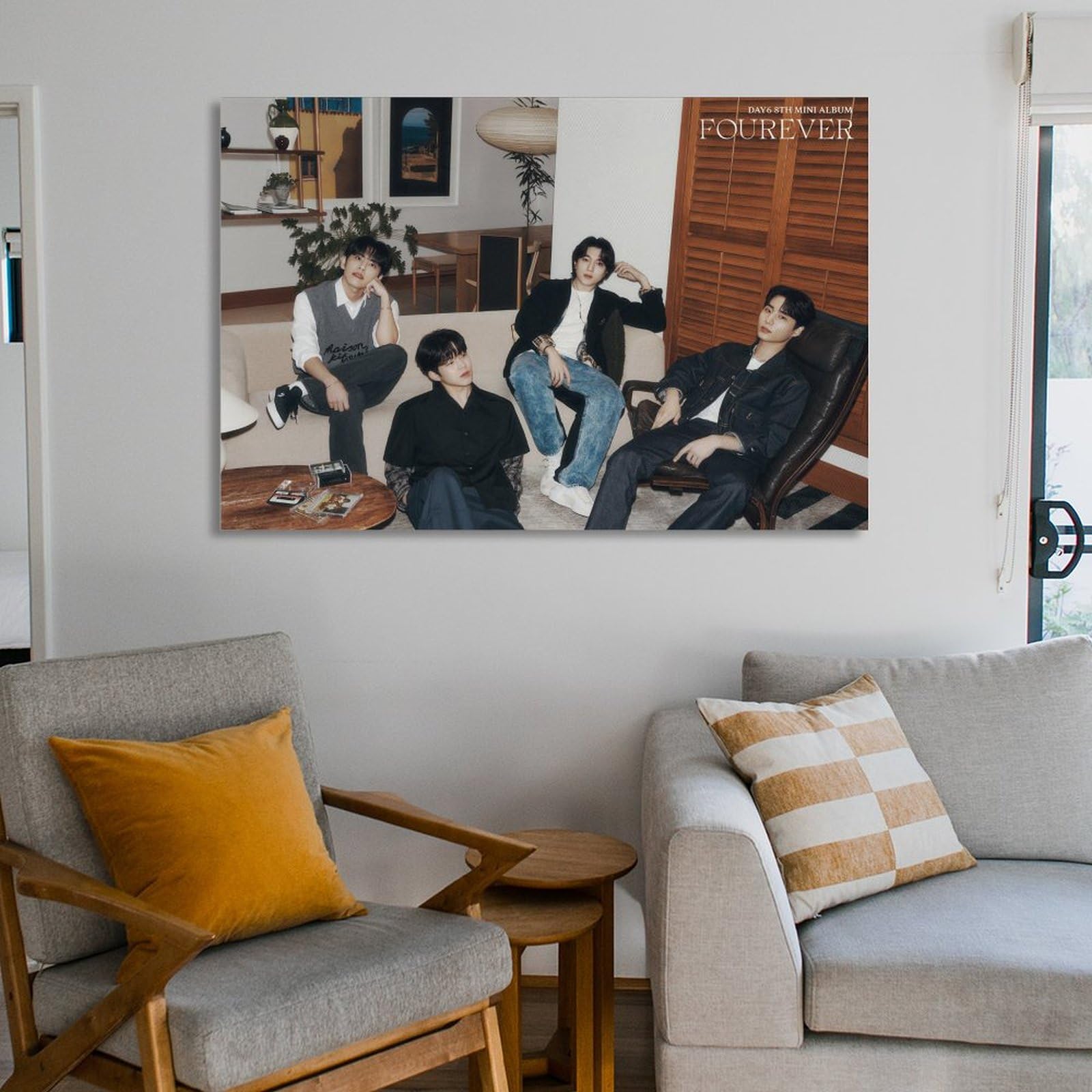 K-pop DAY6 Fourever Album Poster 1st Concept HD Print on Canvas