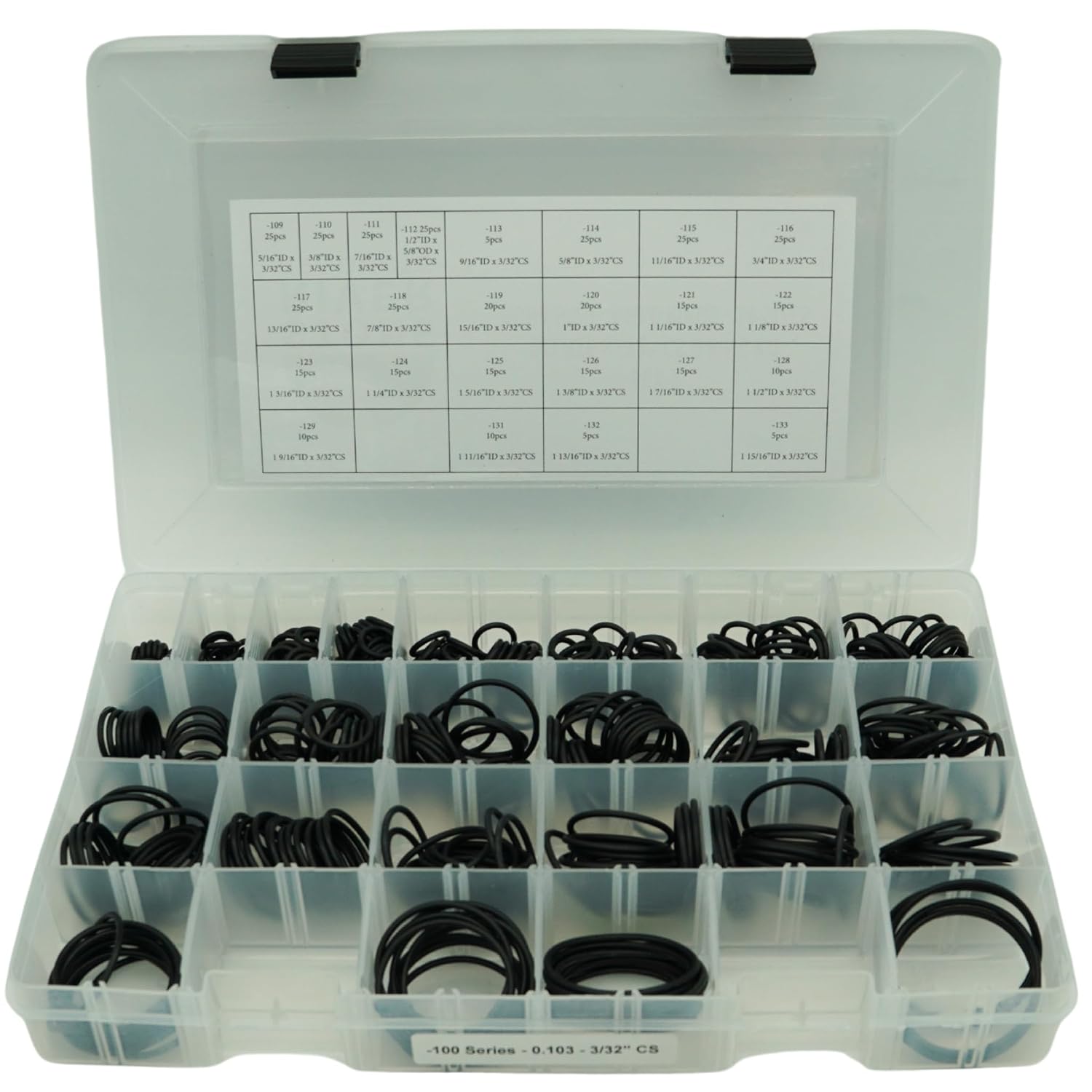 Stone River Products Max Truck O-Ring Kit – 70 & 90 Duro Buna-N Assortment | 1,415 Pieces for Service Trucks, Hydraulic Repair, Automotive & Industrial Use