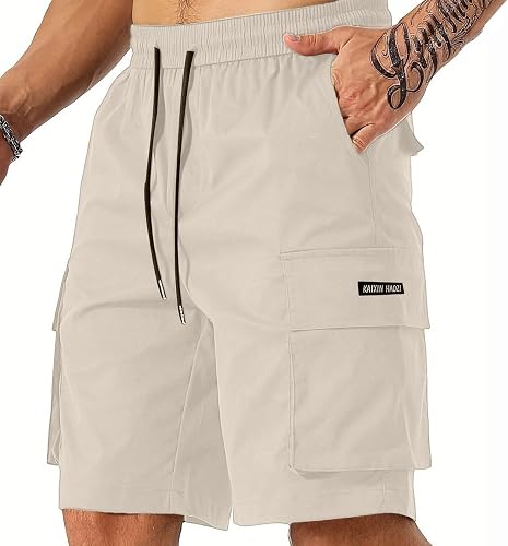 Cargo Shorts For Men Hiking Big And Tall Wrangler Tactical Bermuda Moisture Wick
