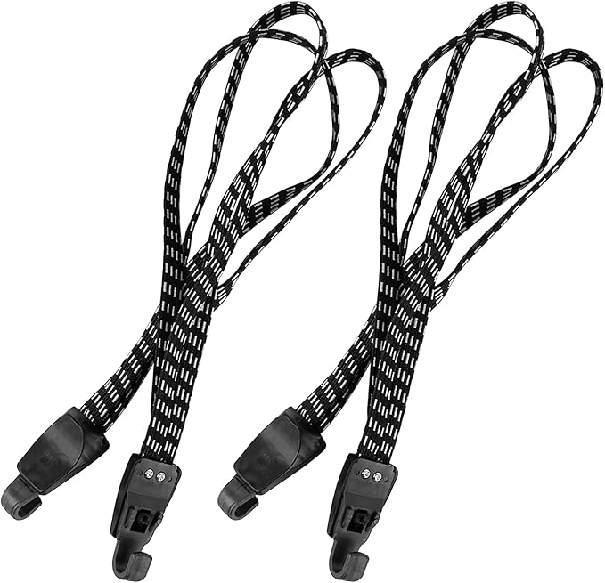 Jubaopen 2PCS Bike Elastic Straps Elastic Luggage Rope Bicycle Elastic ...