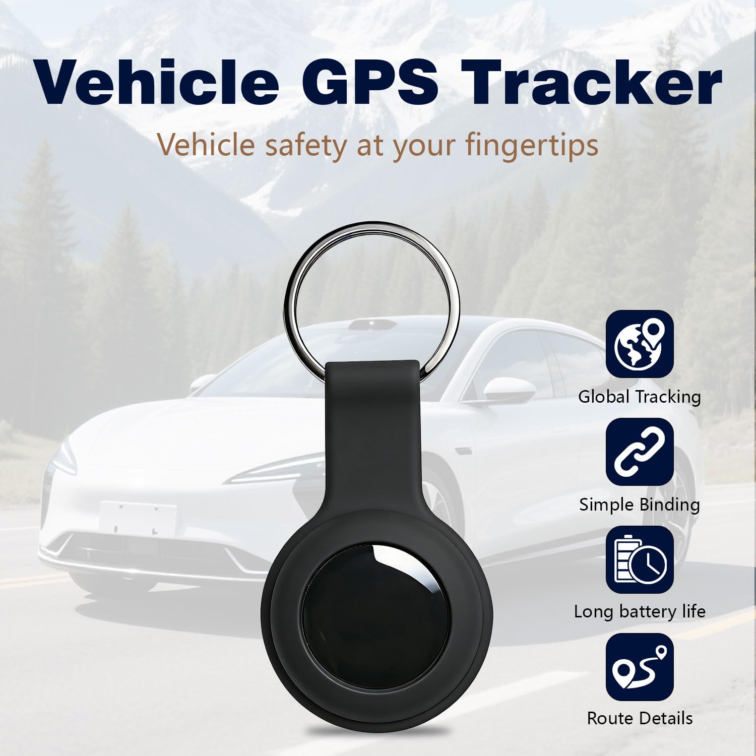 2026 New Model Mini GPS Tracker for Vehicles,No Subscription No Monthly Fee Portable Real-Time Tracking GPS Tracker for Car Kids Dogs Trucks GPS Tracking Device（Black） - image 7