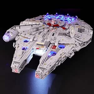 BRIKSMAX Led Lighting Kit for Ultimate Millennium Falcon - Compatible with Lego 75192 Building Blocks Model- Not Include The Lego Set