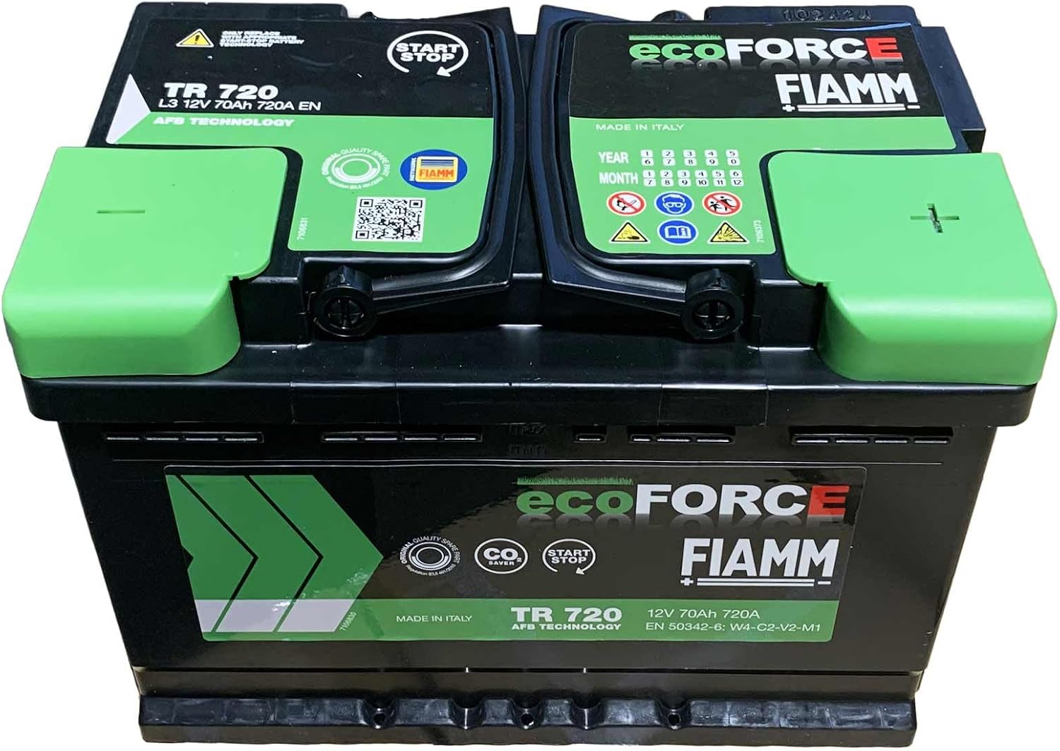 Fiamm TR720 EcoForce EFB Batteria Auto Start&Stop 70Ah Volkswagen Golf