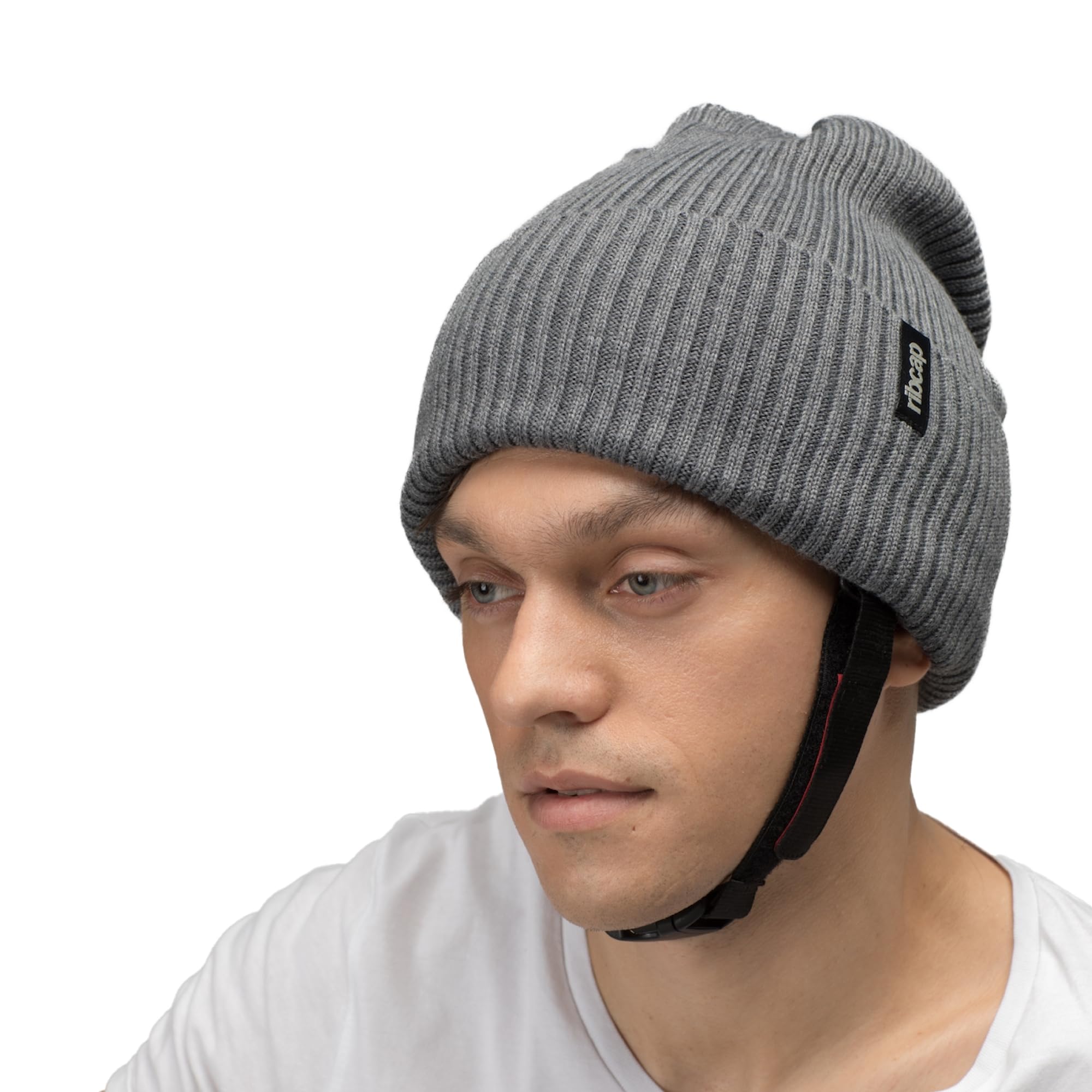 Ribcap Lenny Gris | Casque de Protection pour épilepsie et Risque de Chute