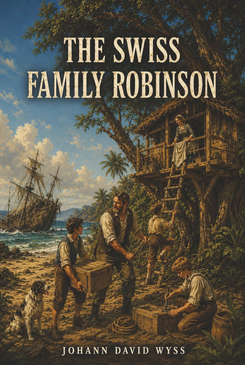 The Swiss Family Robinson: Shipwrecked on a Wild Island, One Family Turns Survival into Adventure
