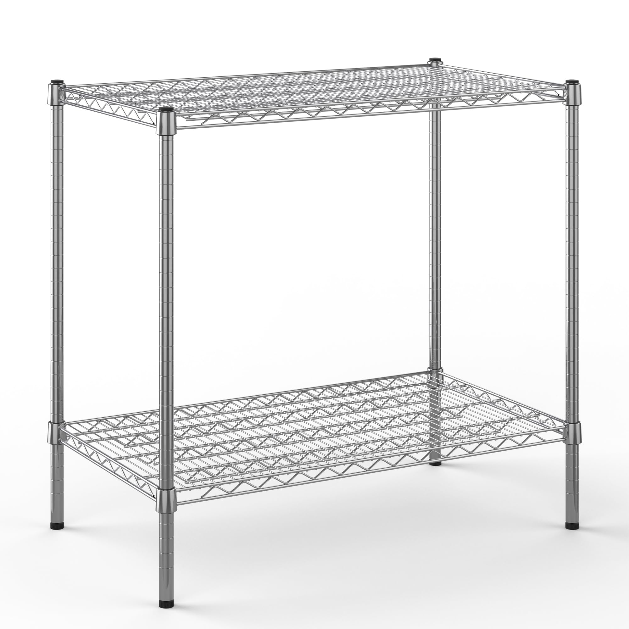 21" Deep x 36" Wide x 34" Height Wire Shelving Kit | 2-Tier | NSF Commercial Storage Rack Unit