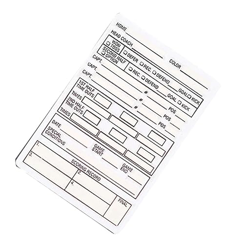 Smitty Football Official Plastic Game Card