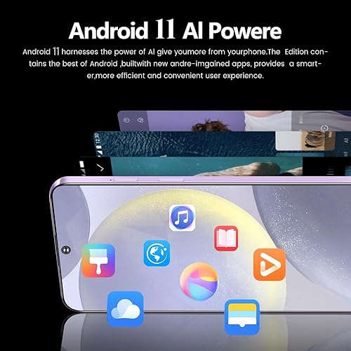 Miniatura 6 de Teléfono inteligente Android desbloqueado SM24 Ultra 5G Network Dual SIM Celular Pantalla de 6.5 pulgadas, 4000mAh, 4GB RAM y 128GB ROM (negro)