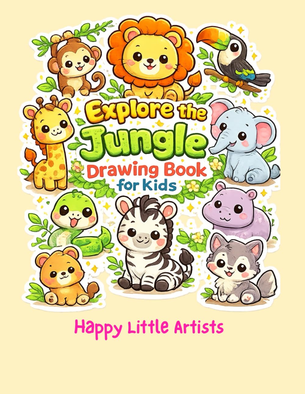 Explore the Jungle – Drawing Book for Kids (Explore & Draw – Drawing Books for Kids)