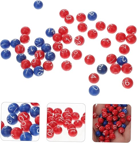 Miniatura 9 de ERINGOGO 49 unids máquina de lotería número de bola de bingo número de lotería bolas números de bingo máquina de bingo bolas sorteo números bolas