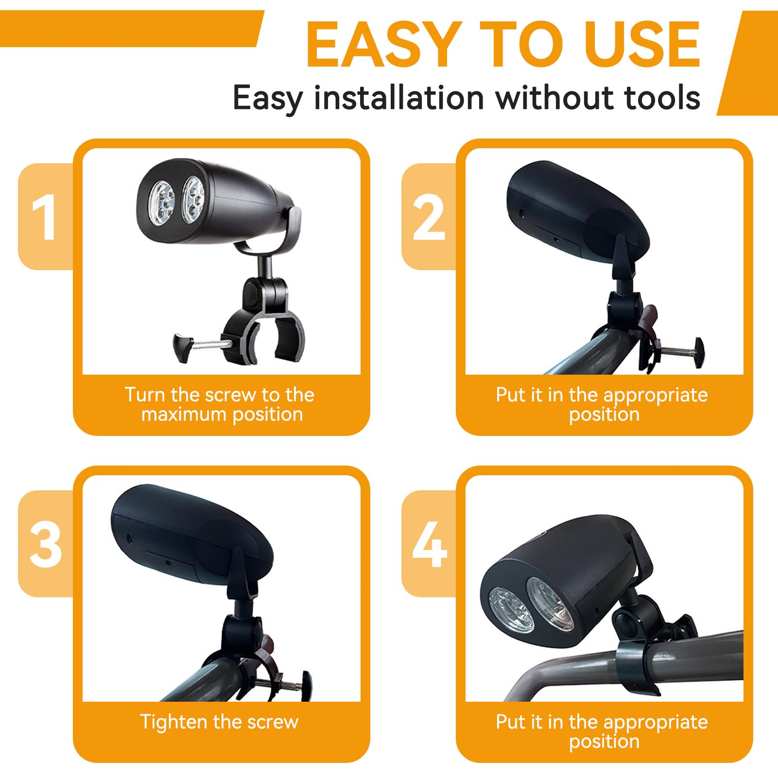 Lámpara De Barbacoa, Lámpara De Barbacoa LED, Lámparas De Barbacoa LED Con 10 Lámparas LEDs, Adecuada Luz Barbacoa Para Acampar Y Cocinar Barbacoa Al Aire Libre