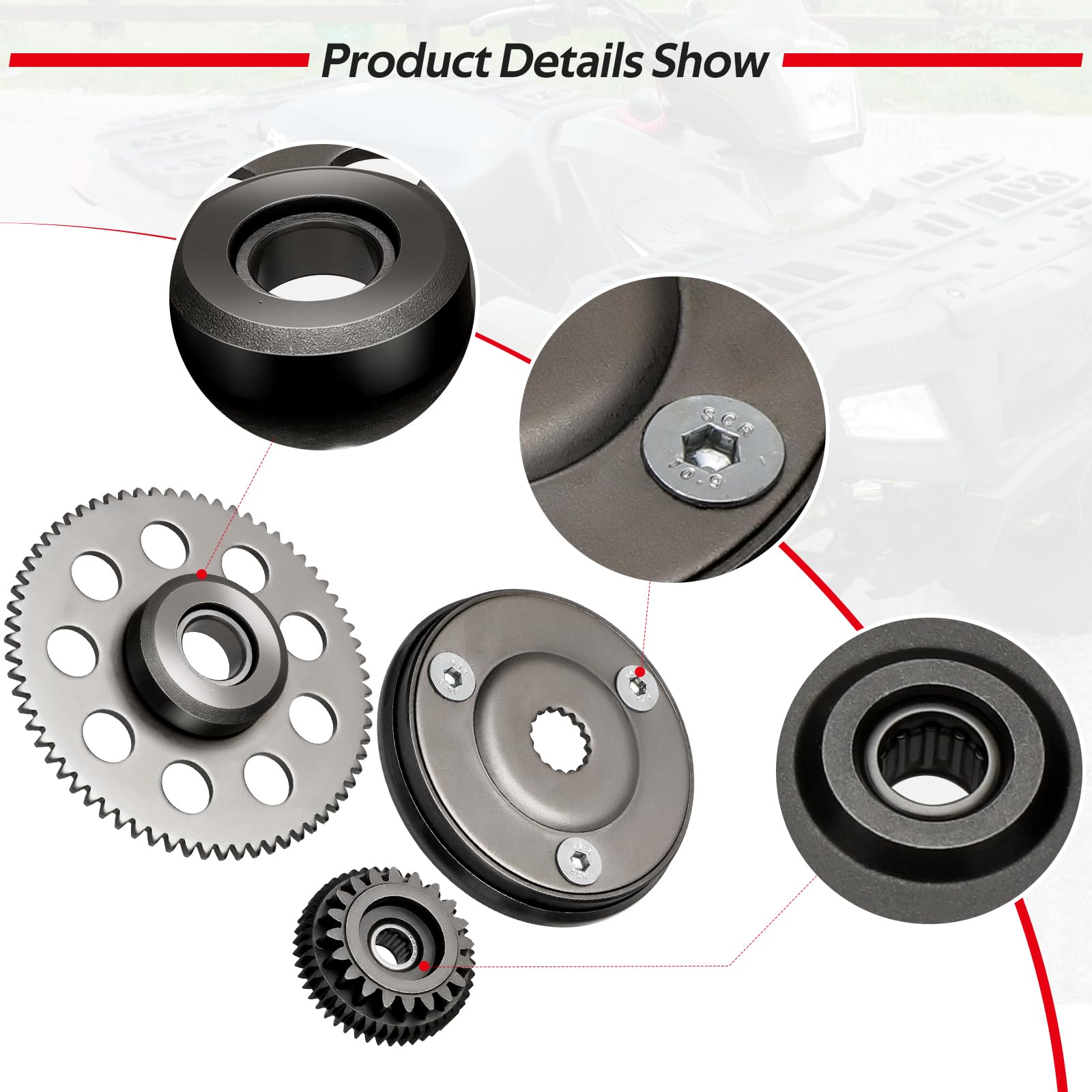 Polaris Outlaw Sportsman 50 90 110 One Way Starter Clutch Assembly | ATV | Taiwan | Aftermarket Branded | Ideal Engine Parts