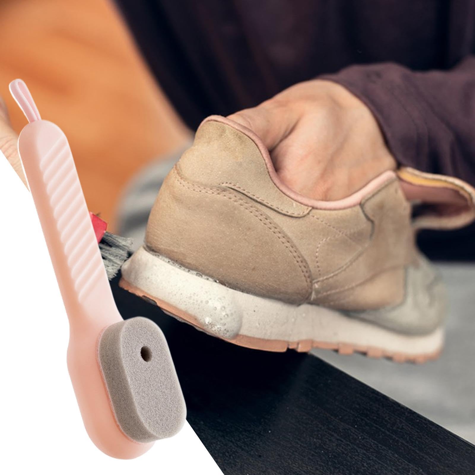 Spazzola per la pulizia delle scarpe con liquido automatico
