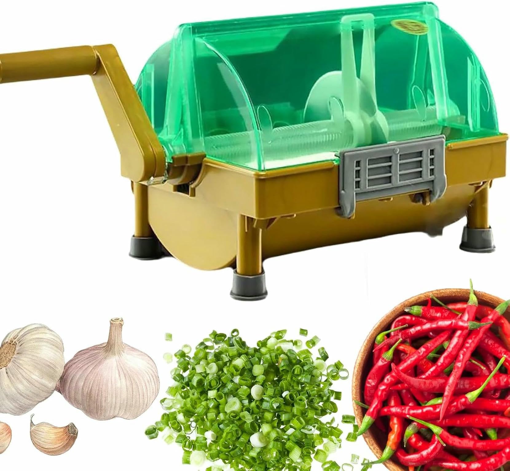Machine à découper les légumes pour restaurant à pot avec système de trentaine de coupe rapide