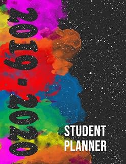 Student Planner 2019-2020: Daily Organizer with To-Do List, Notes, Class Schedule, Spray Paint Style