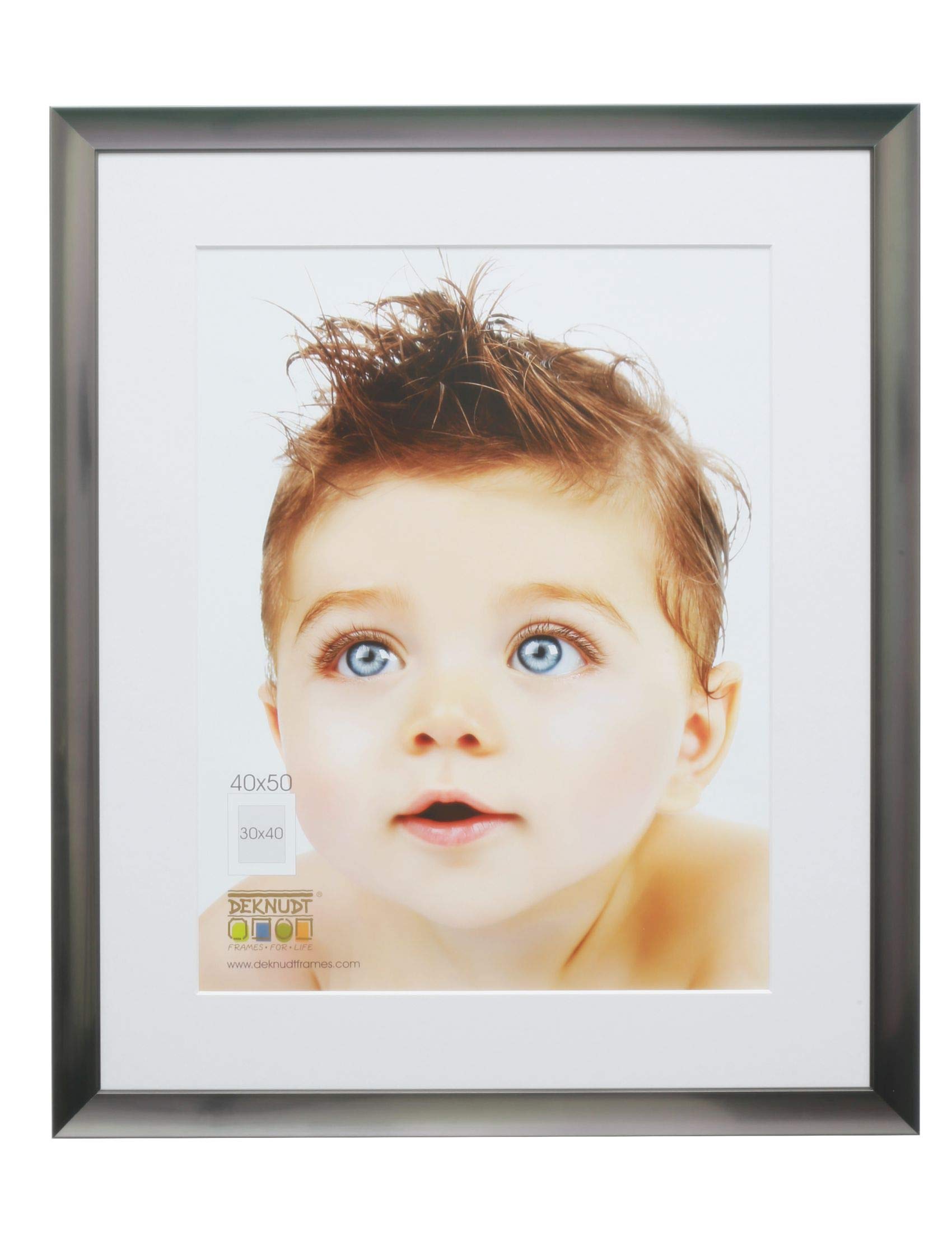 Deknudt S021E7_20.0x30.0 Aluminium Frame Anthracite with Mount, Metal, Grey, 30