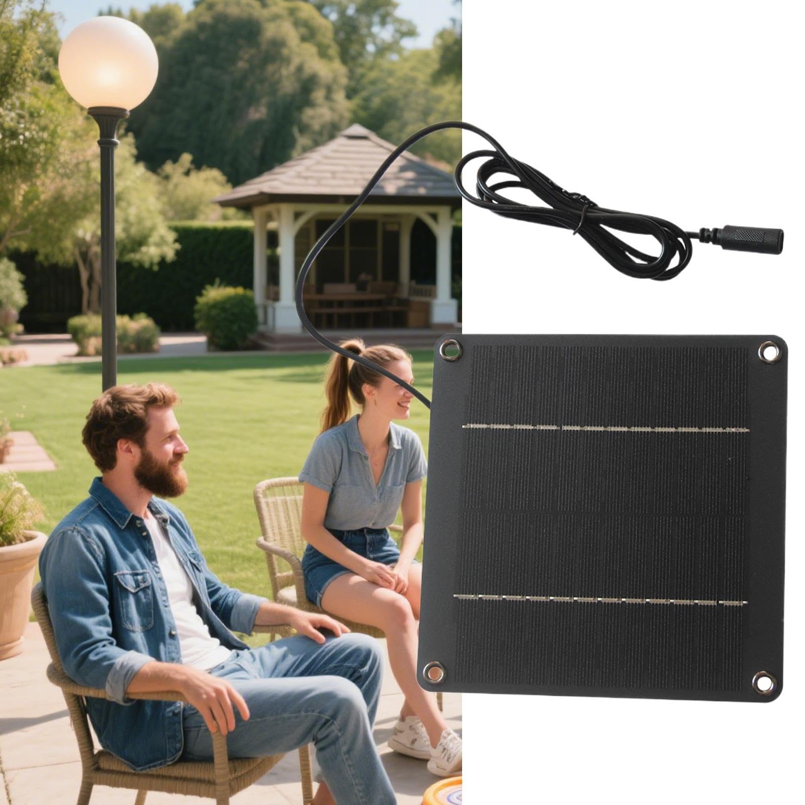 Amazon.co.jp: ソーラー充電器パネル - 40W 12V 単結晶充電器、防水
