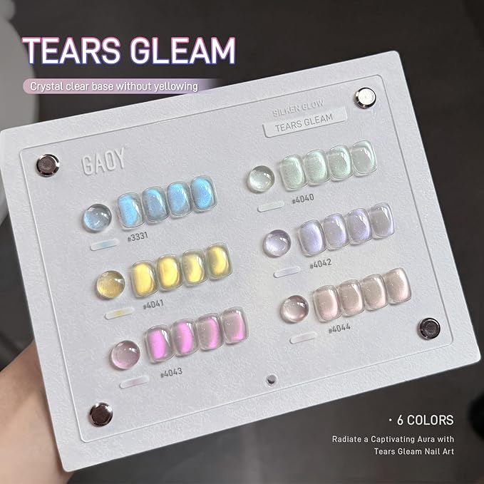 Set de Esmalte en Gel Cat Eye GAOY 6 Colores con Iman miniatura 6