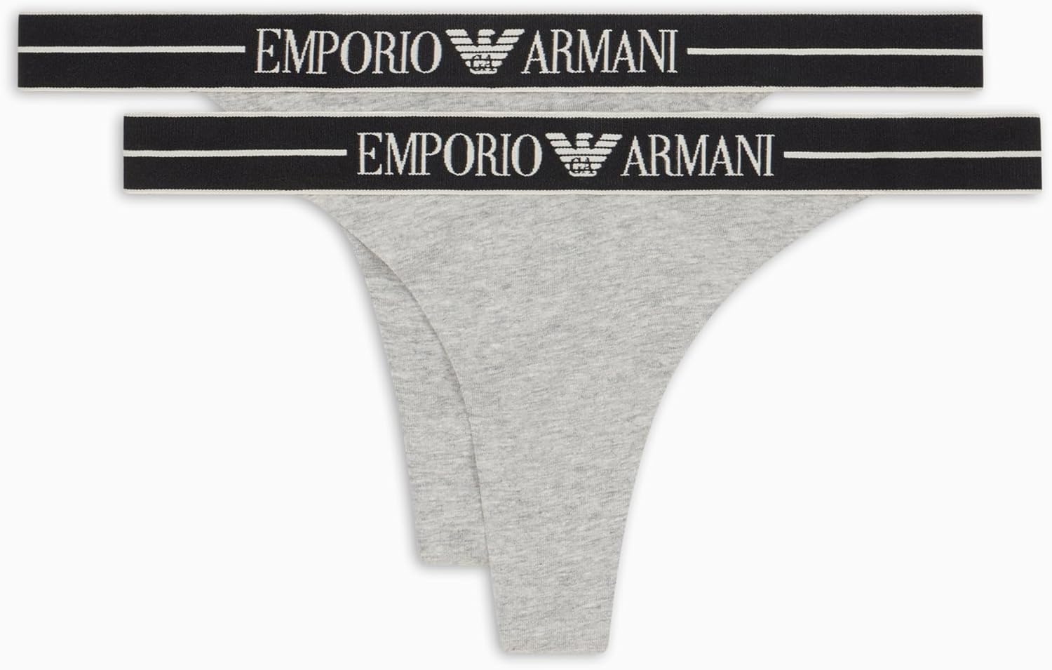 Emporio Armani Women's Everyday Cotton 2 Pack Thong