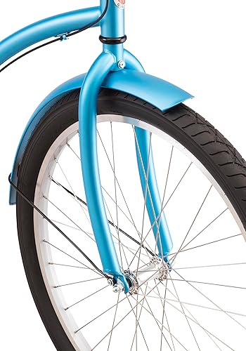 Miniatura 77 de Schwinn Mikko Adult Beach Cruiser Bike Azul marino
