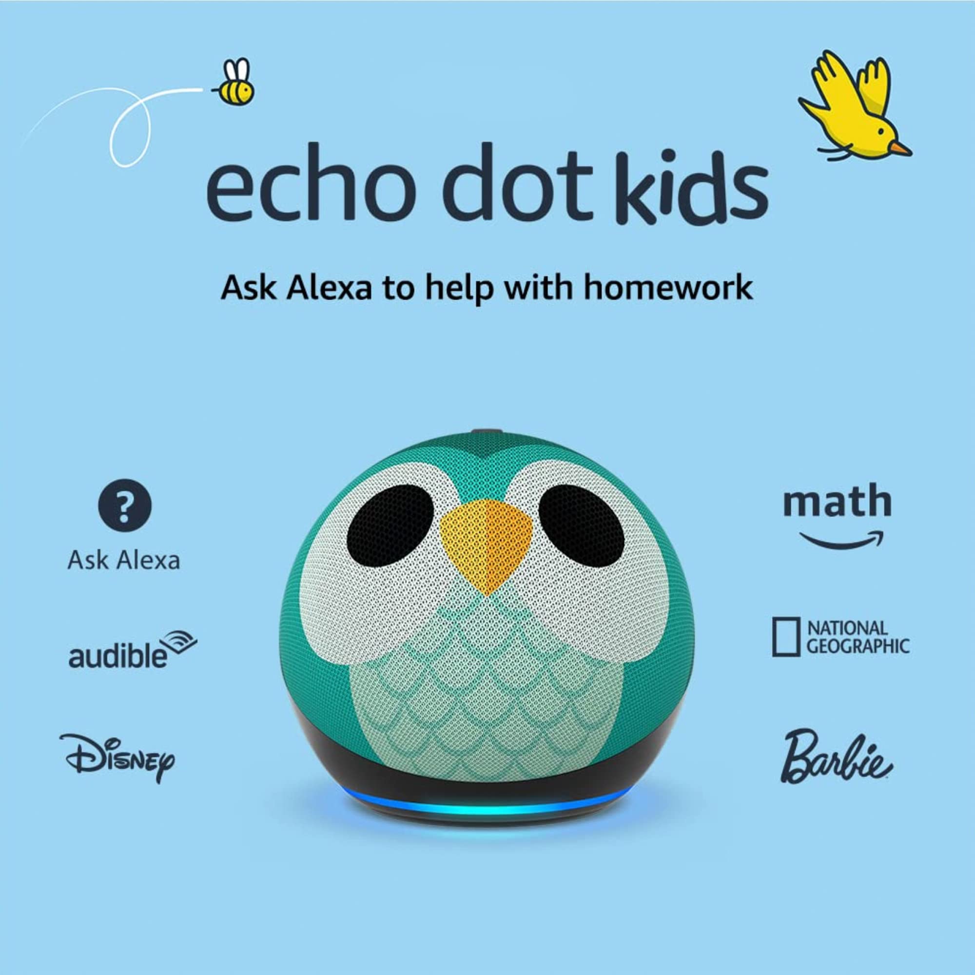 Buy Echo Dot (5th Gen, 2022 release) Kids Designed for kids, with