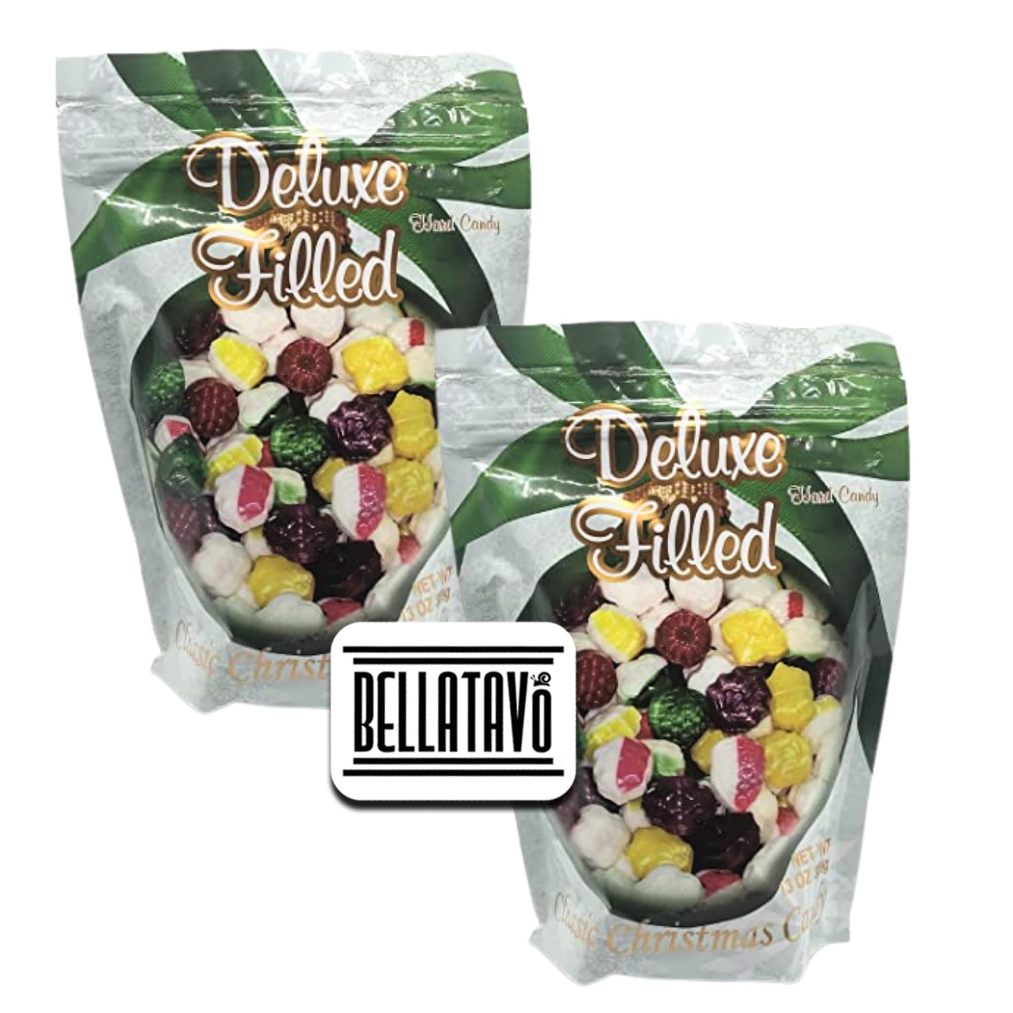 BELLATAVODeluxe Filled Easter Hard Candy Bundle. Includes Two-13 Oz Bags of Deluxe Filled Old Fashioned Candy from Primrose Candy Plus a BELLATAVO Fridge Magnet. Assorted Hard Candy Perfect for Easter!