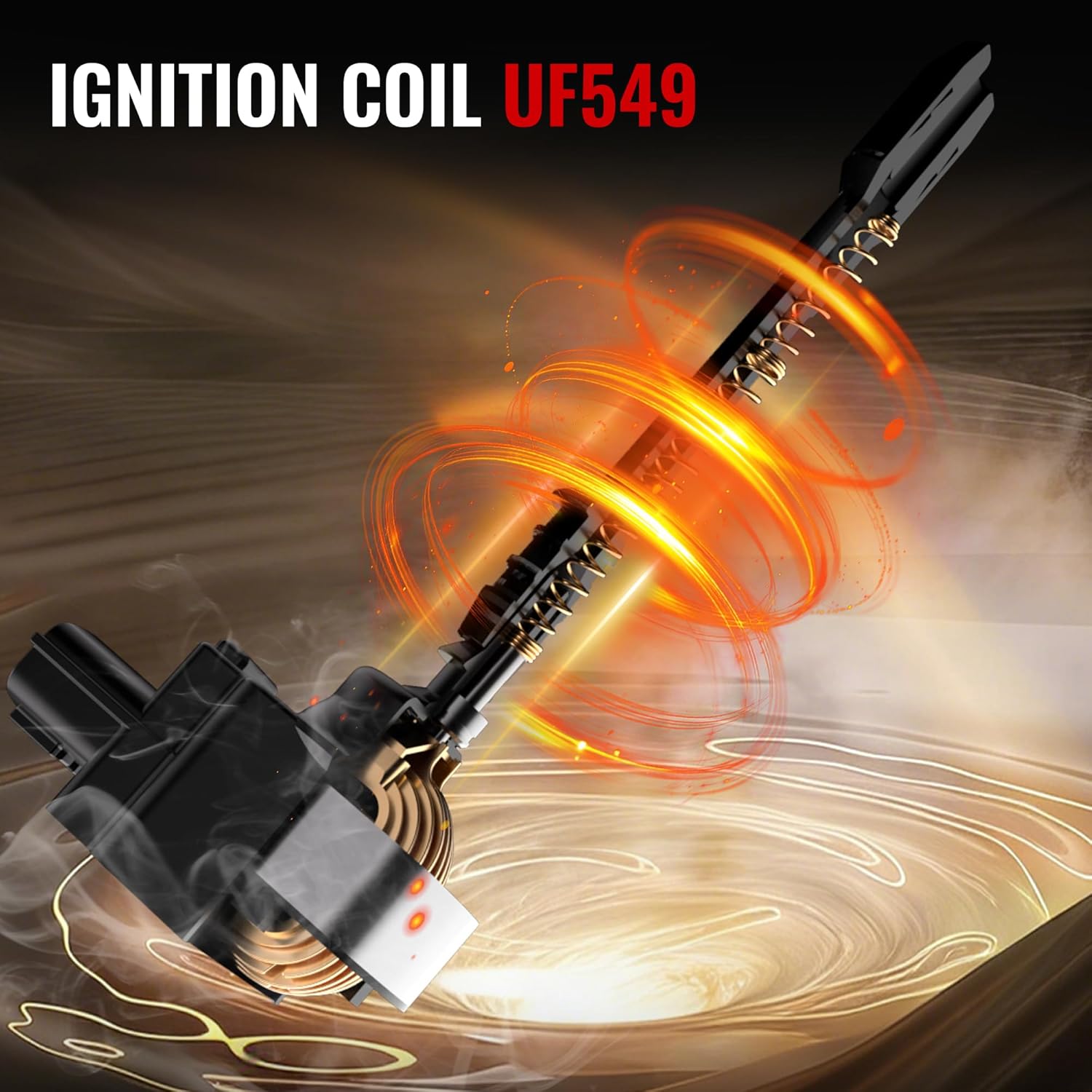 Ignition Coil UF549 Compatible with Nissan Infiniti Models, Altima Versa Sentra Cube Rogue Frontier, FX50 M56 Q70 Q70L QX60 QX70, Coil Pack Replaces GN10241 22448JA00C Set of 4