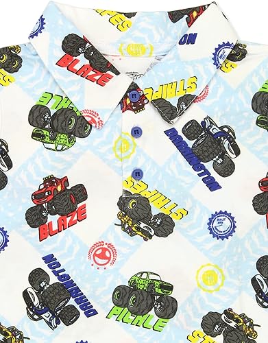 Miniatura 3 de Blaze and The Monster Machines - Camiseta polo de manga corta con cuello para niños pequeños