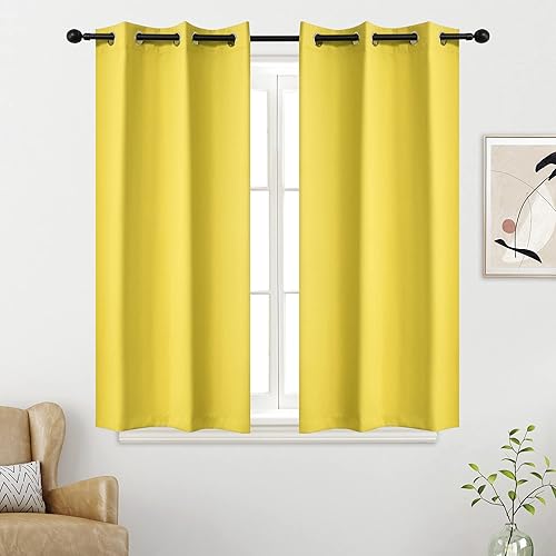 Miniatura 10 de YGO Cortinas opacas lilas para oscurecer la habitación de las niñas, con aislamiento térmico, paneles de cortina para sala de estar, para