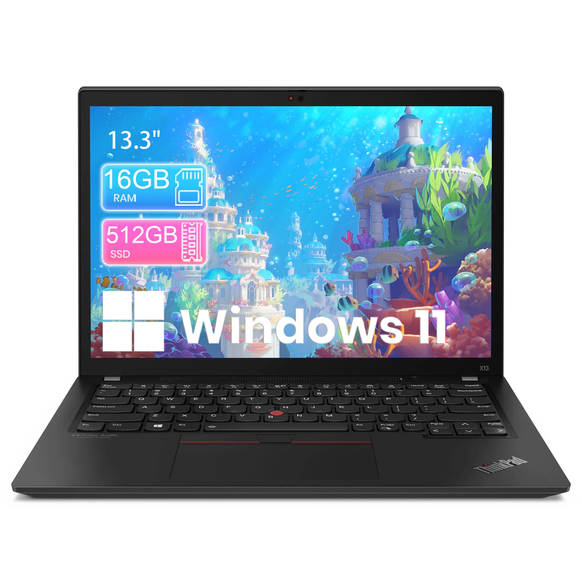 Amazon.com: Lenovo ThinkPad X13 Laptop Computer Windows 11 Pro