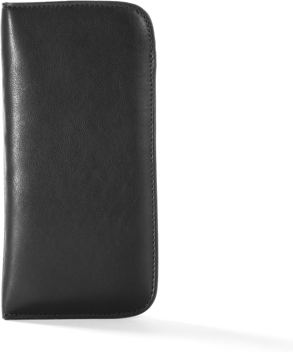 Leatherology Eyeglass Case – Leather Glasses Holder for Men & Women, Soft Interior, Fits Most Frames