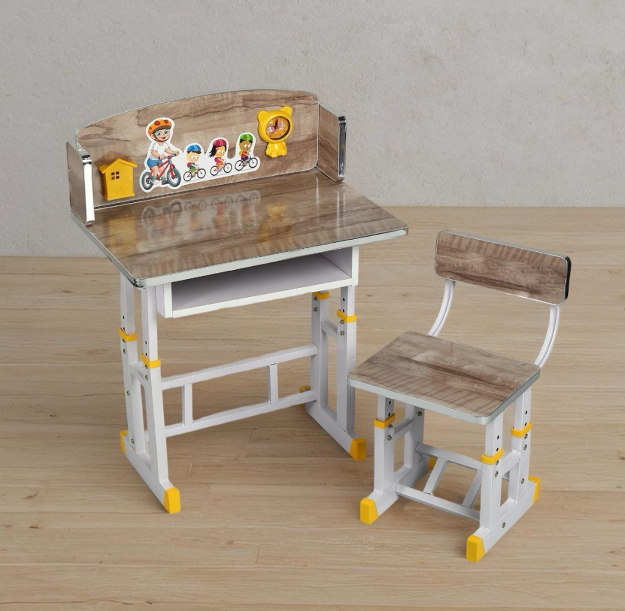 generic Toby Kids Desk/Study Table and Chair for Kids, Wooden Height Adjustable Kids Desk-picture-5